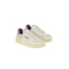 Sneakers Autry Clc Low In Pelle Bianco e Green